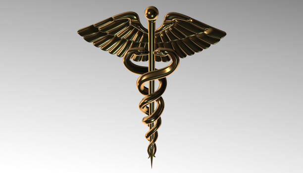 istock Caduceus - medical symbol, 3d render 642030368
