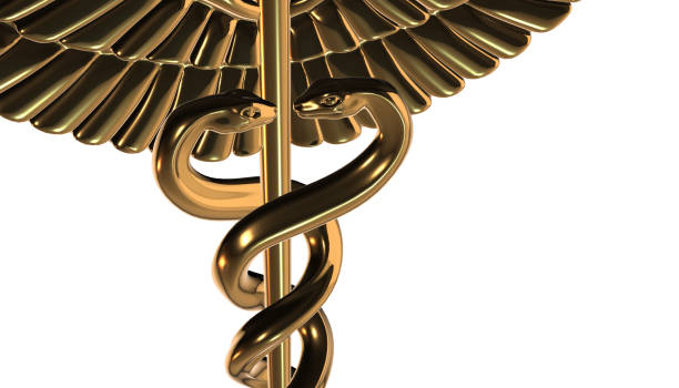istock Caduceus - medical symbol, 3d render 642030392