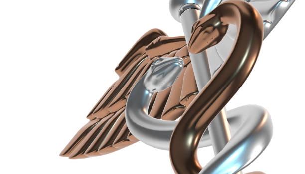 istock Caduceus - medical symbol, 3d render 642030462
