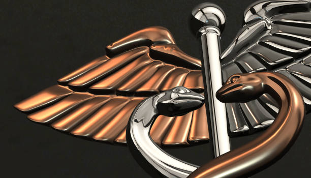 istock Caduceus - medical symbol, 3d render 642030464