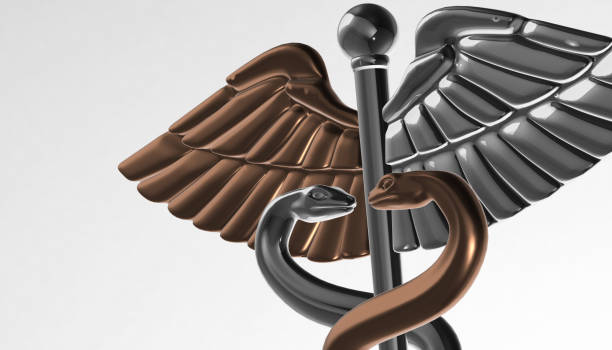 istock Caduceus - medical symbol, 3d render 642030472