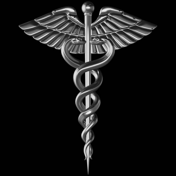 istock Caduceus - medical symbol, 3d render 642030486