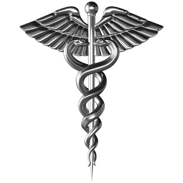 istock Caduceus - medical symbol, 3d render 642030508