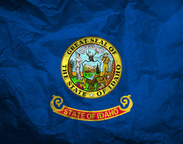 istock US flag of Idaho 642033738