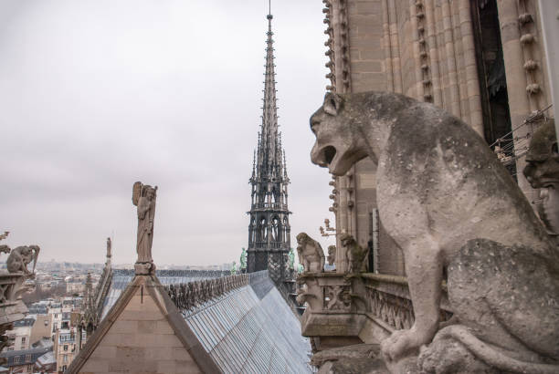 istock Chimera of the Cathedral Notre Dame de Paris 642043390