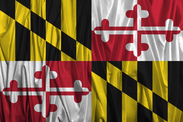 istock US flag of Maryland 642046872