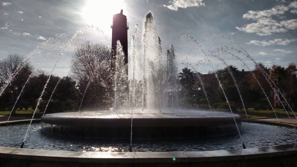 istock backlit water fountain park Parque De Los Perdigones Seville Spain 642054536