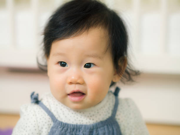 istock cute Asian baby girl 642056948