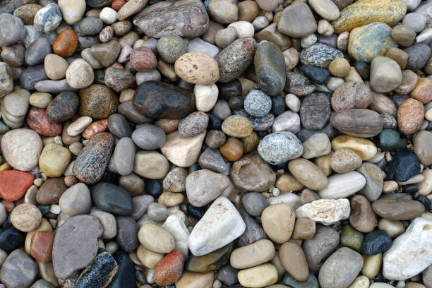 istock Rocks on a Lake Michigan Beach 642059674