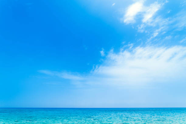 istock Beautiful tropical sea and sky - Summer scene background 642063628