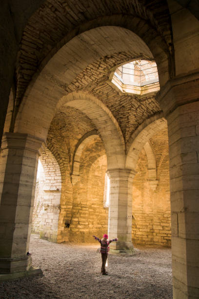 istock Glorious Medieval church ruin 642064414