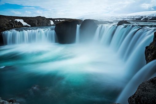 Gadafoss as known as waterfall of god, is one of the most dream destination to a traveler. The horse shoe-shaped waterfall located on the north of Iceland.