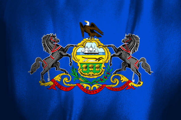 istock US state flag of Pennsylvania 642065362