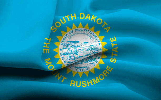 istock US state flag of South Dakota 642067704