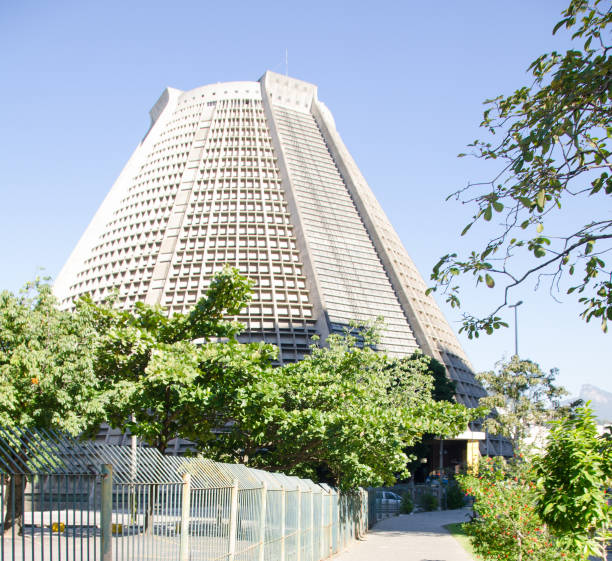 Metropolitan Cathedral of Saint Sebastian stock photo