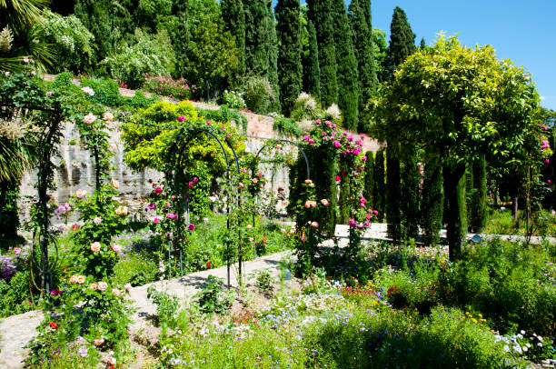 Generalife Garden in the Alhambra - Granada - Spain