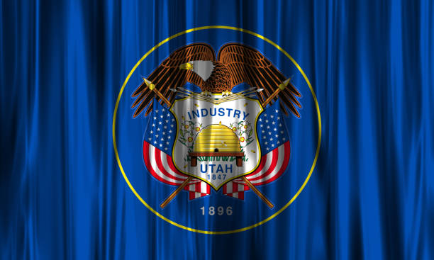 istock US state flag of Utah 642070172