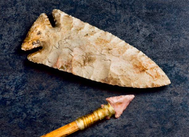 istock Arroehead and spearhead found in Kentucky made around 2000 to 6000 years ago. 642072244