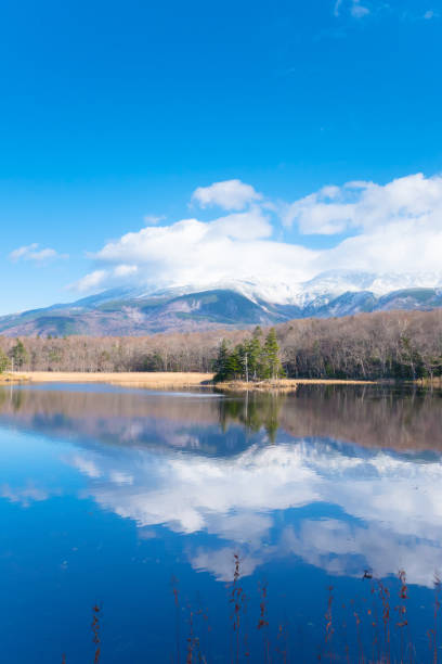 Shiretoko Five Lakes,Shiretoko Goko,in Shiretoko National Park,Hokkaido,Japan Filmed in Shiretoko Five Lakes,Shiretoko Goko,in Shiretoko National Park,Hokkaido,Japan. shiretoko mountains stock pictures, royalty-free photos & images