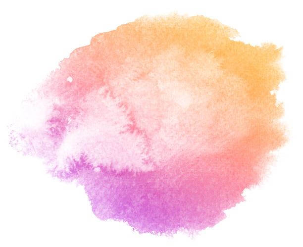 istock Abstract purple watercolor background. 642082850