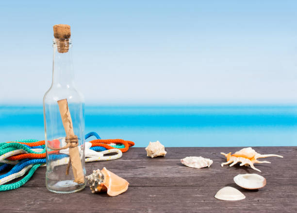 istock Tropical sea seen from the boat. Messag 642088784
