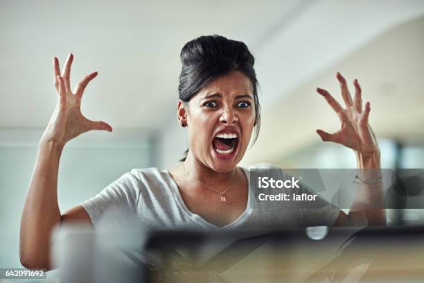 Ive Had Enough Stock Photo - Download Image Now - Women, One Woman Only, Anger