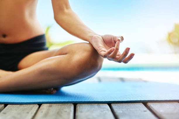 istock Meditating is just a part of her lifestyle 642128048