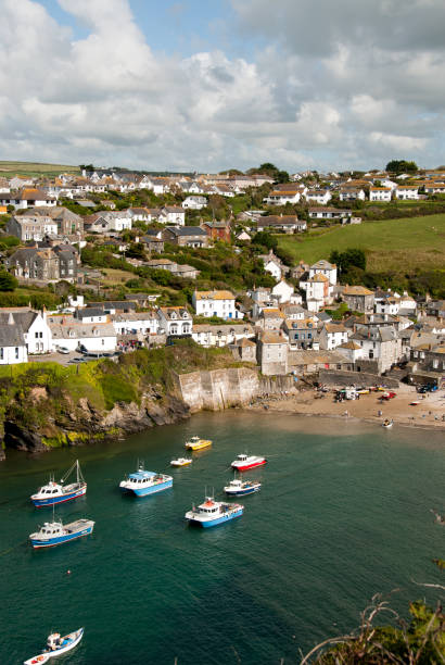 istock overview in Port Isaac 642169074
