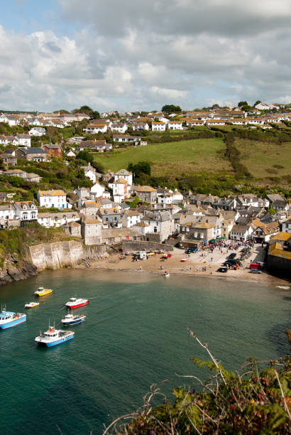 istock overview in Port Isaac 642169112