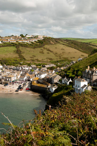 istock overview in Port Isaac 642169148