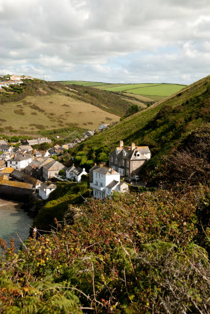 istock overview in Port Isaac 642169178