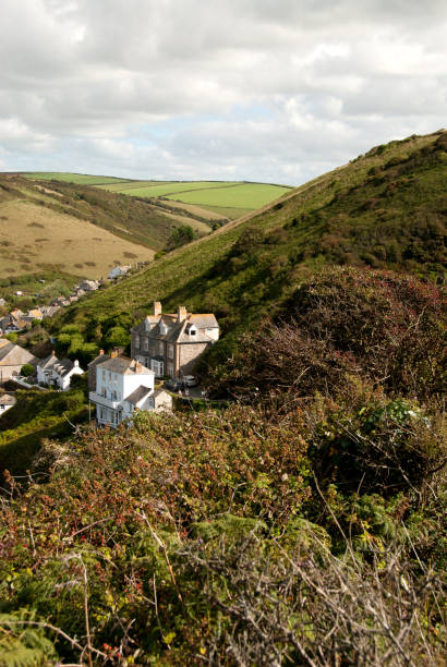 istock overview in Port Isaac 642169208