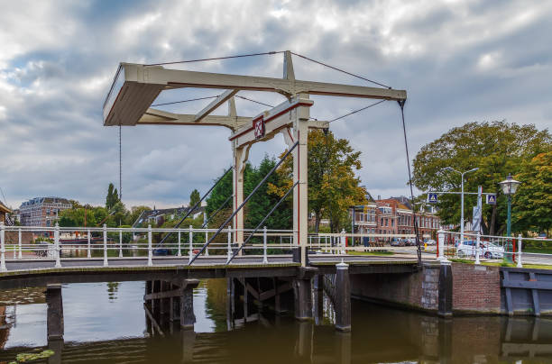 istock The Morspoort Bridge, Leiden. 642174004
