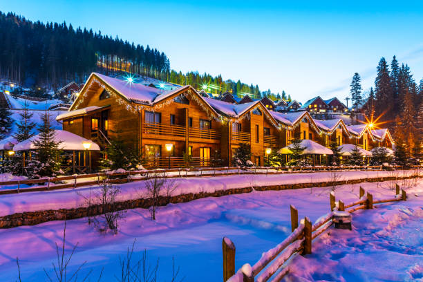 istock Winter ski resort Bukovel, Ukraine 642182170