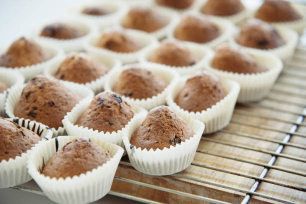 istock Homemade Muffins with Chocolate Chips 642183042