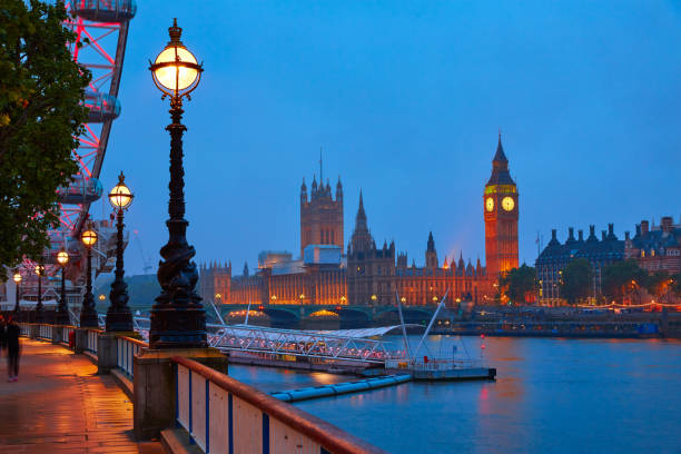 istock London sunset skyline Bigben and Thames 642193158