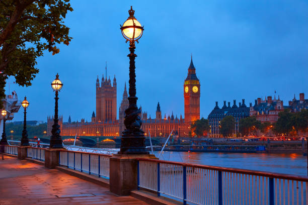 istock London sunset skyline Bigben and Thames 642193582