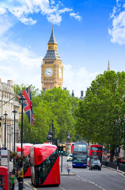 istock London Big Ben from Trafalgar Square traffic 642204836