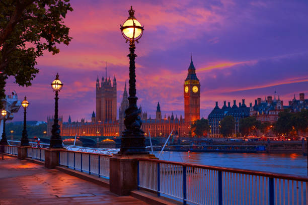 istock London sunset skyline Bigben and Thames 642209140