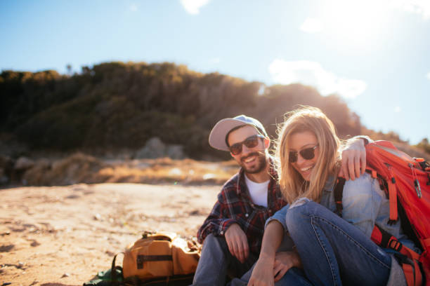istock Couple on a city break 642228328