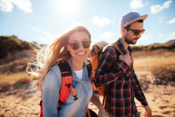 istock Young couple enjoying spring adventure 642231350