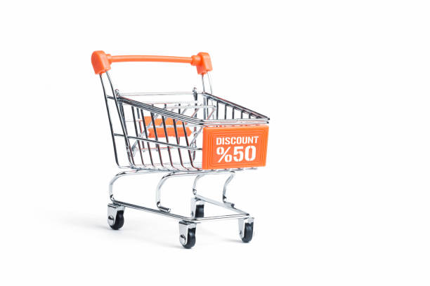 istock Discount shopping cart concept 642238952