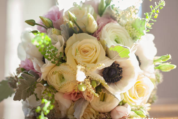 istock vintage pink pastel wedding bouquet 642247484