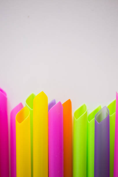 istock Abstract background from many multi-color tubules for a cocktail 642262154