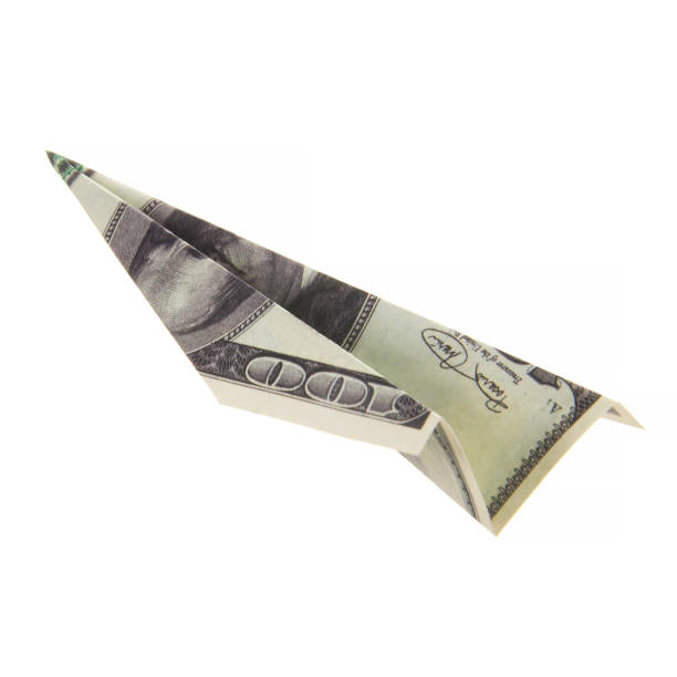 istock origami airplane from banknotes 642276888