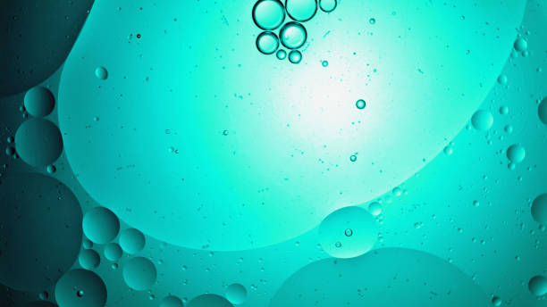istock Abstract background of oil mixed with water 642279292