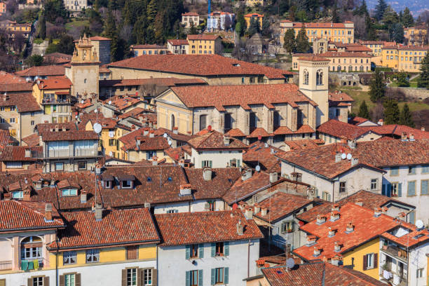 istock Bergamo Alta, Old Town - Italy 642291520