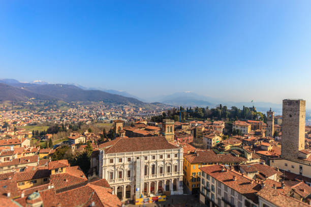 istock Bergamo Alta, Old Town - Italy 642298388
