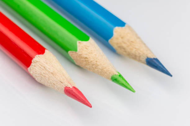 istock Conceptual visualization of RGB color pencils 642304884