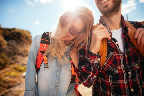 istock Couple of backpackers 642311640